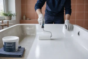 réémaillage baignoire