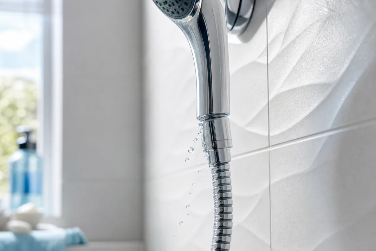 pommeau de douche fuit