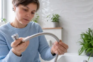 pommeau de douche fuit