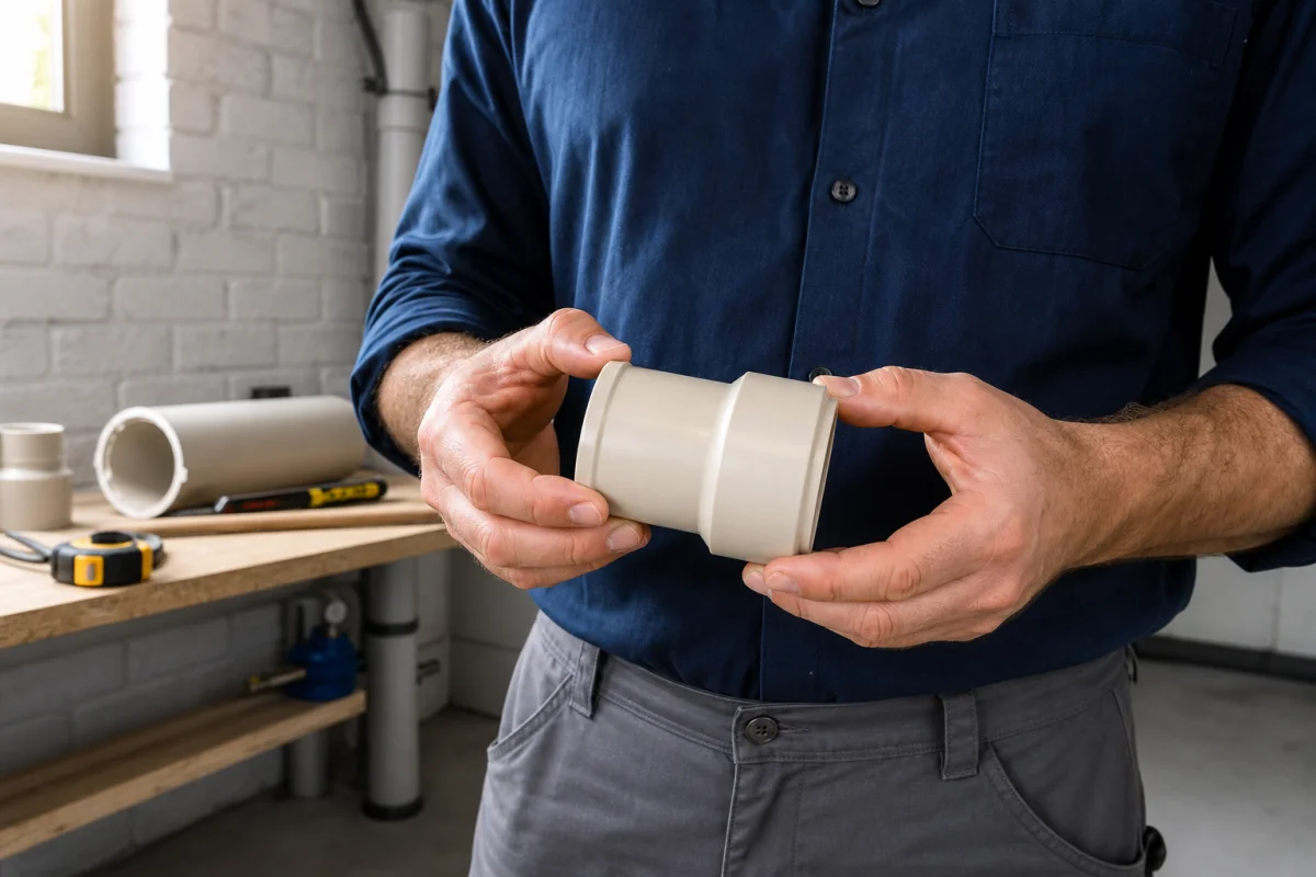 comment insérer un t sur un tube pvc déjà en place