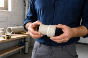 comment insérer un t sur un tube pvc déjà en place