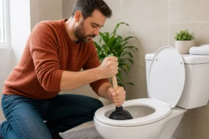 chasse d'eau qui evacue mal