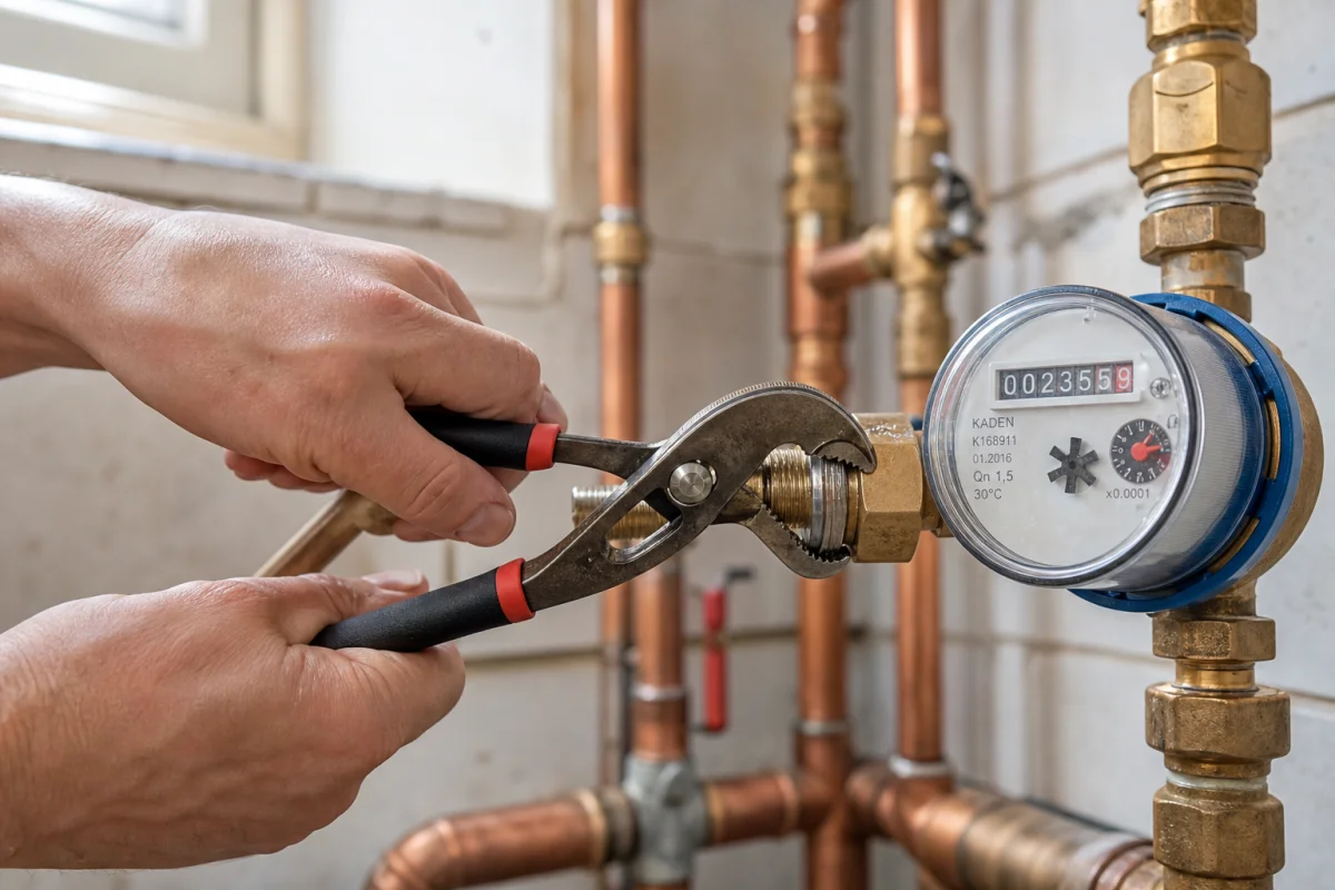 comment enlever la bague du compteur d'eau