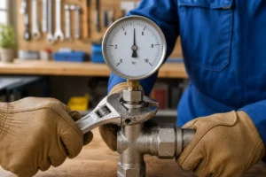 installer un manometre de pression d'eau