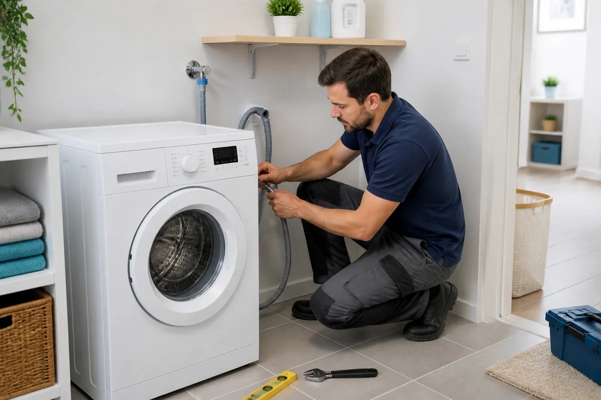 Installer une machine à laver chez soi